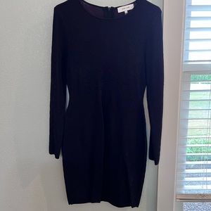 John + Jenn fitted long sleeve cocktail dress